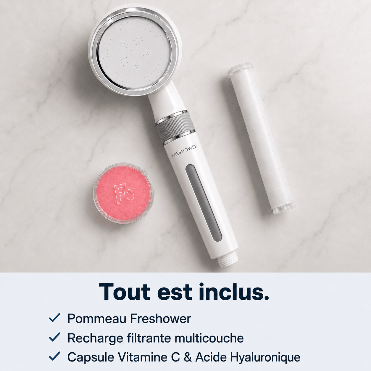 Coffret filtrant vitaminé