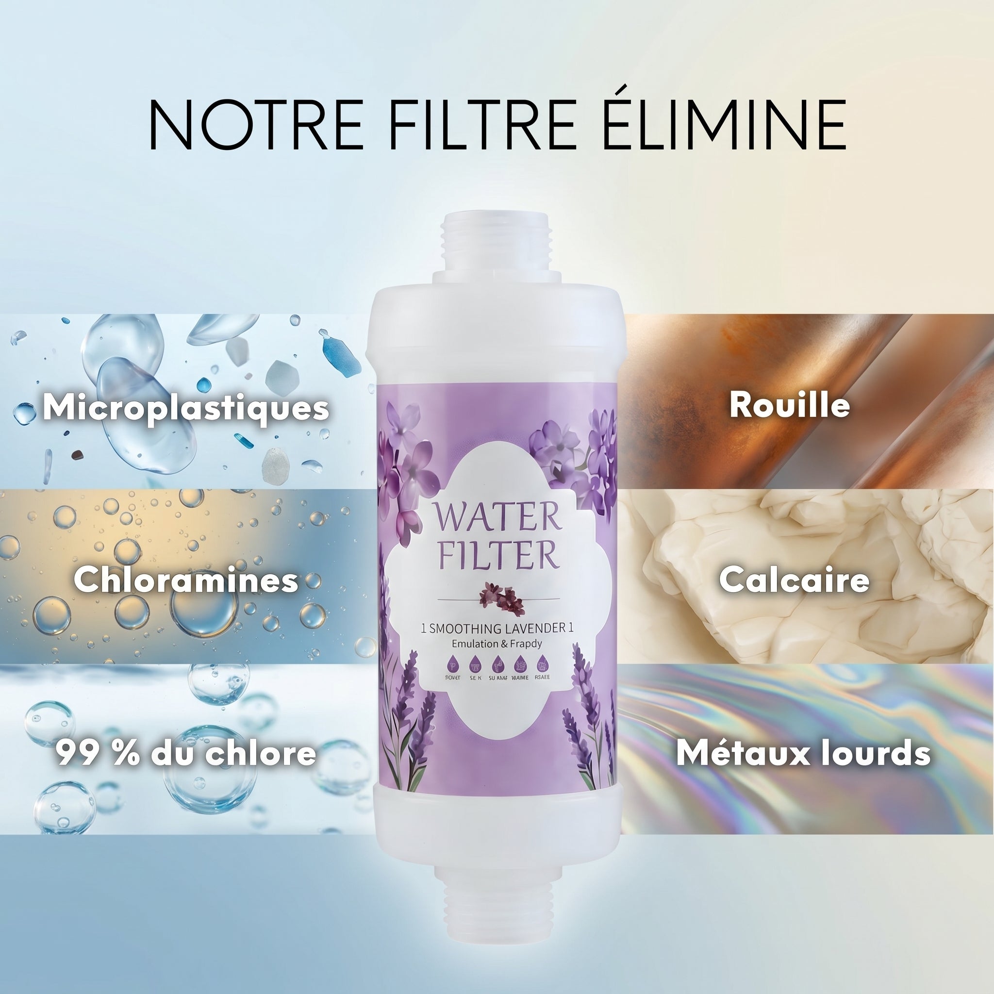 Shower filter vitamine C